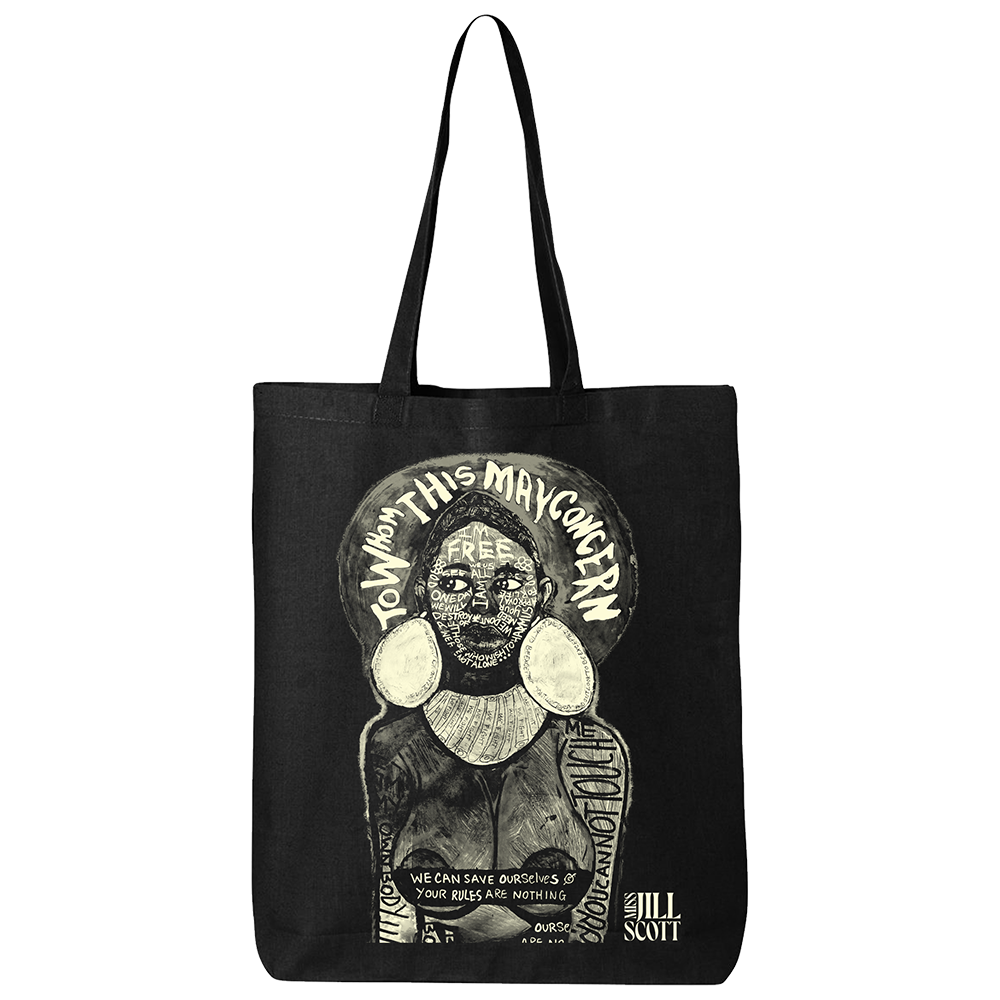 Monochrome Album Art Tote