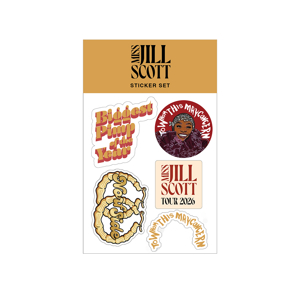 Miss Jill Scott Collector Sticker Set