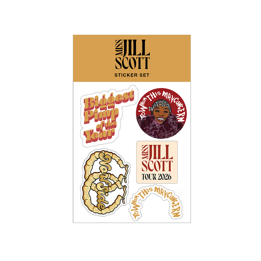 Miss Jill Scott Collector Sticker Set