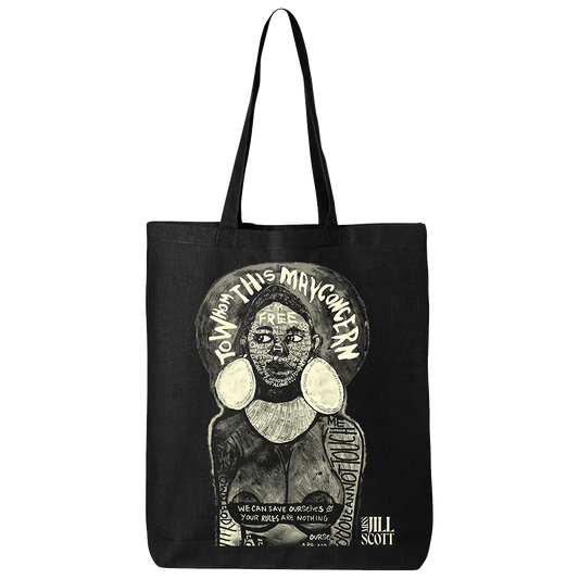 Monochrome Album Art Tote